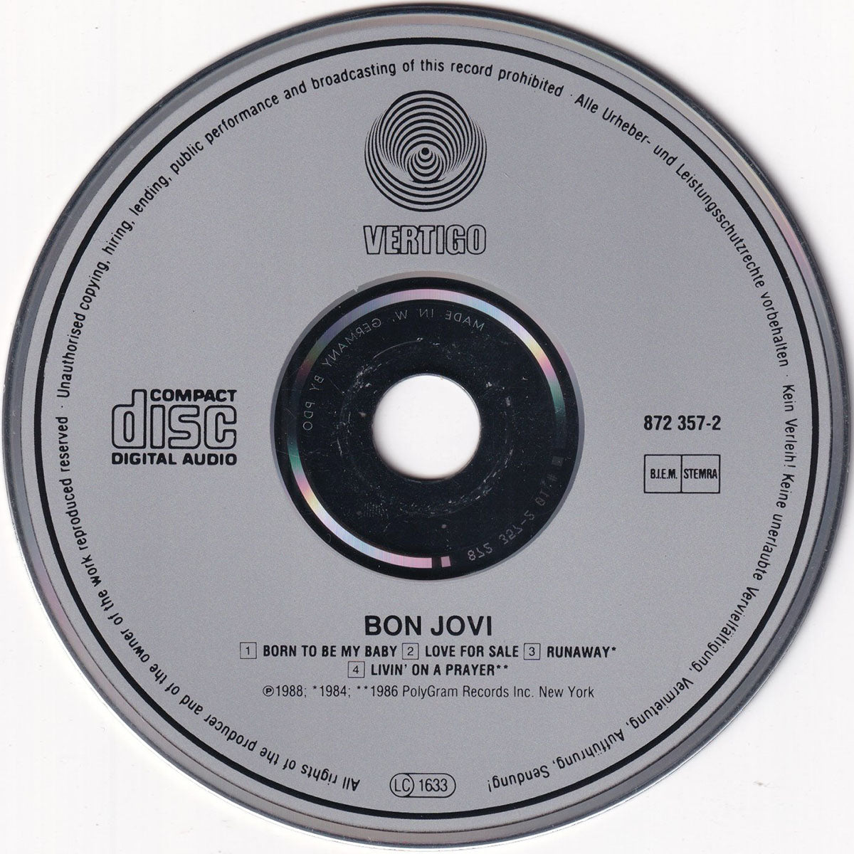Born To Be My Baby - Image 3