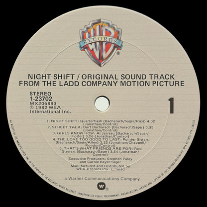 Night Shift - Original Sound Track From The Ladd Company Motion Picture - Image 3