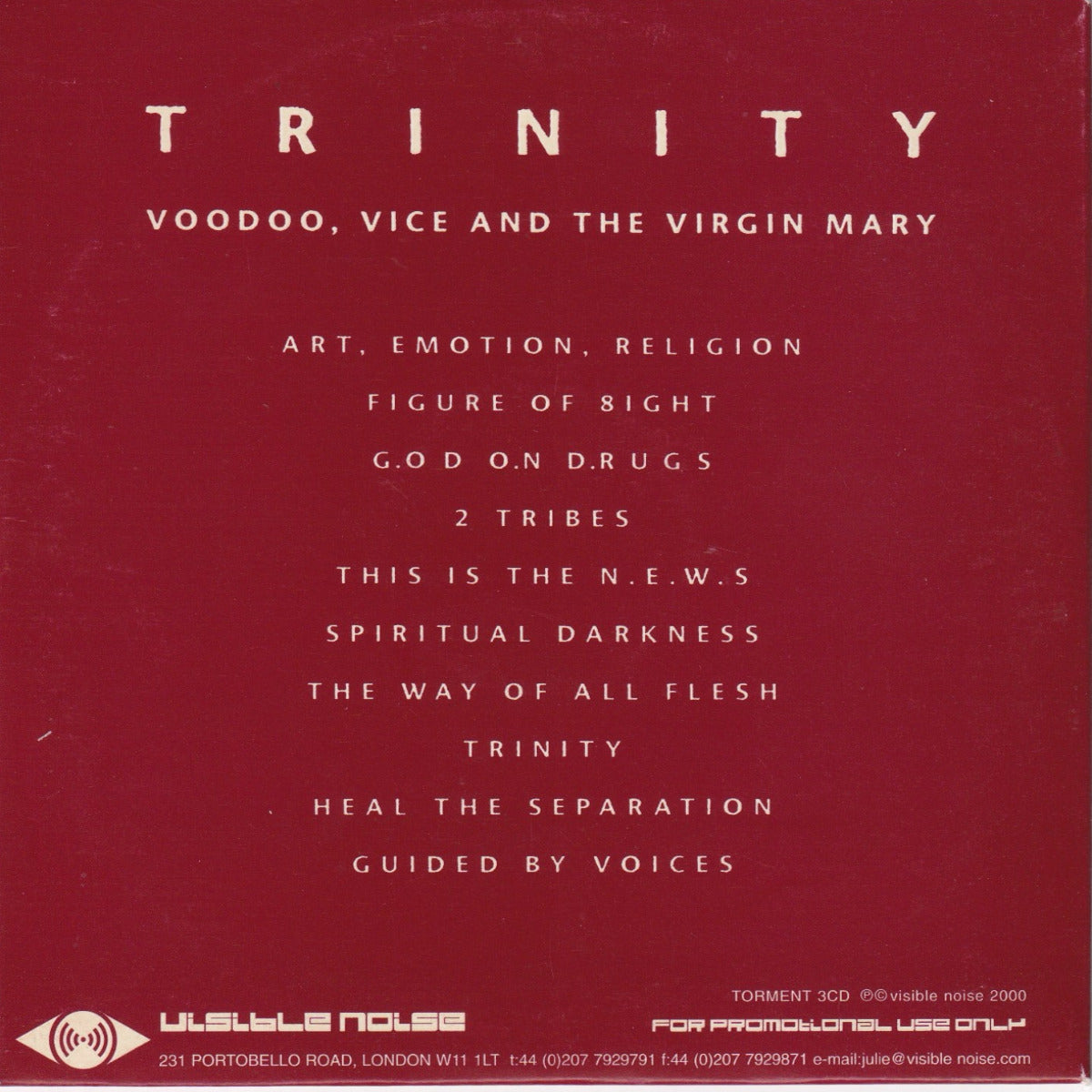 Trinity - Voodoo, Vice And The Virgin Mary - Image 2