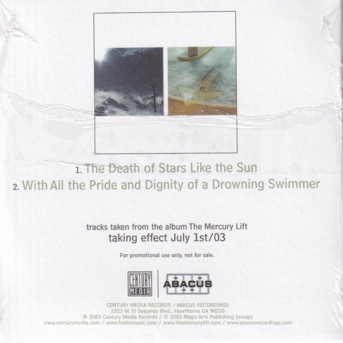 The Mercury Lift (2 Song Sampler) - Image 2