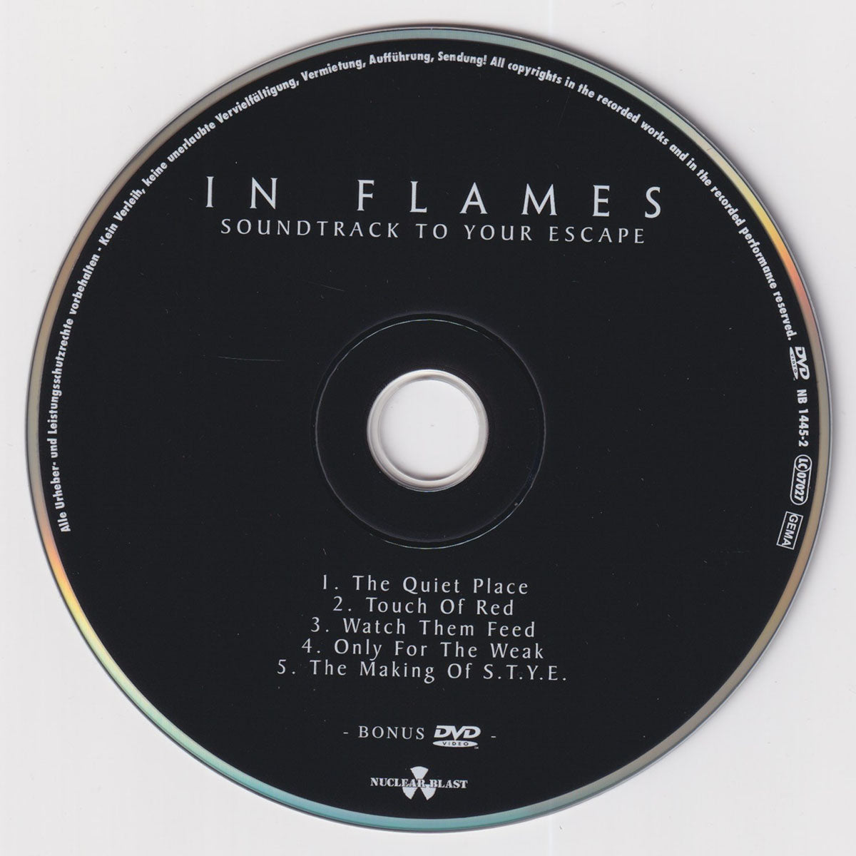Soundtrack To Your Escape - Bonus DVD - Image 3