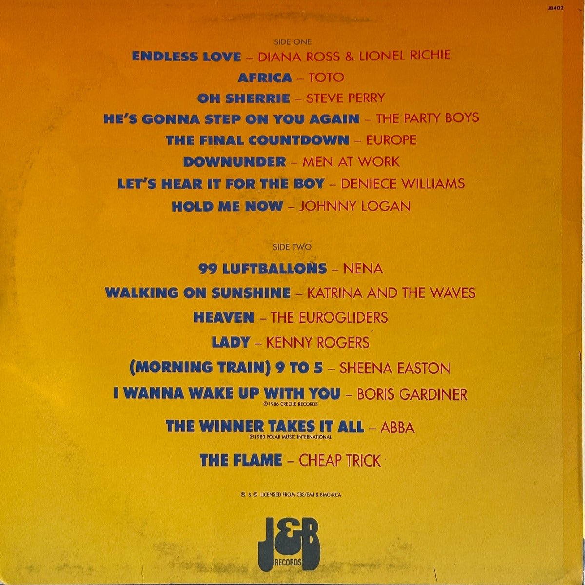 Golden Decade - 16 Smash Hits Of The 80's - Image 2