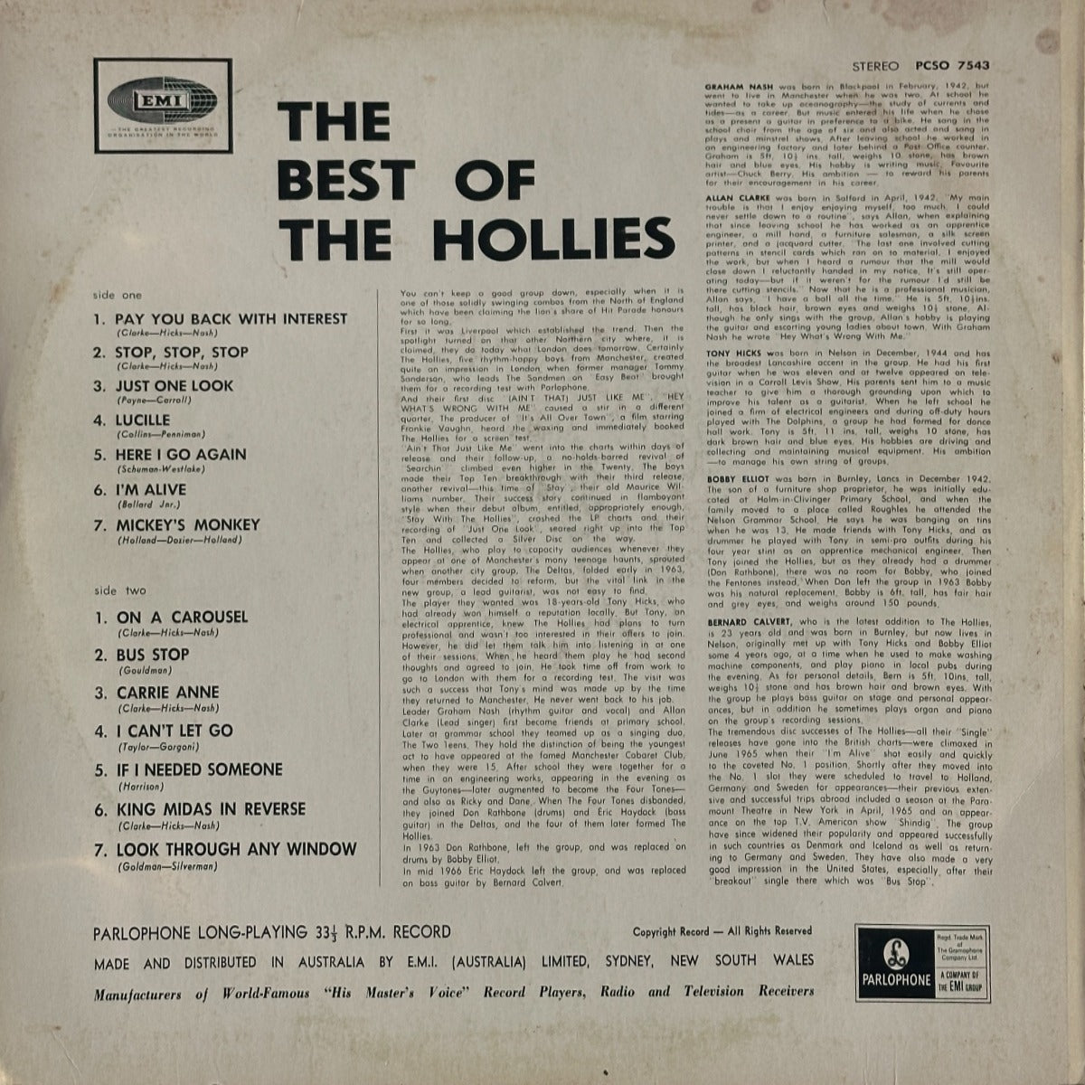 The Best Of The Hollies - Image 2