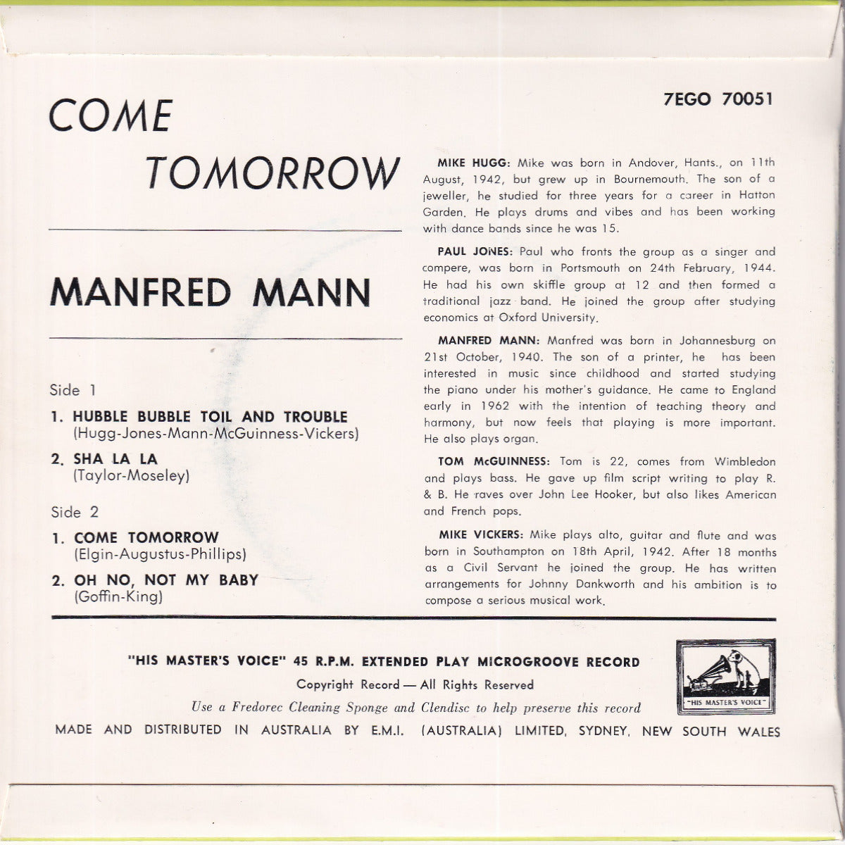 Come Tomorrow - Image 2