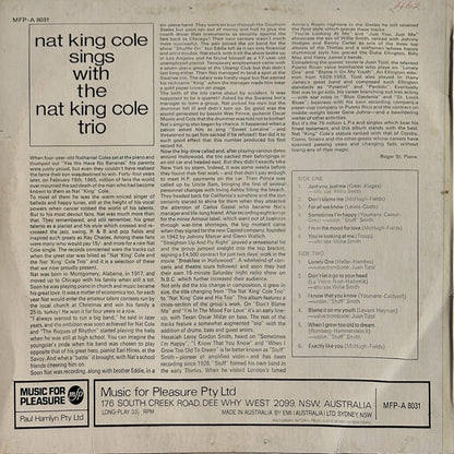 Nat King Cole Sings With The Nat King Cole Trio - Image 2