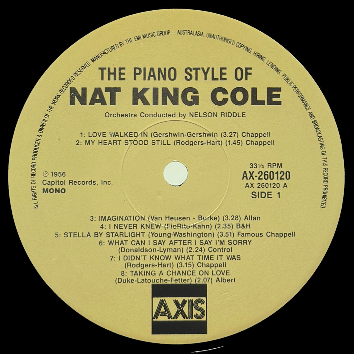The Piano Style Of Nat 'King' Cole - Image 3