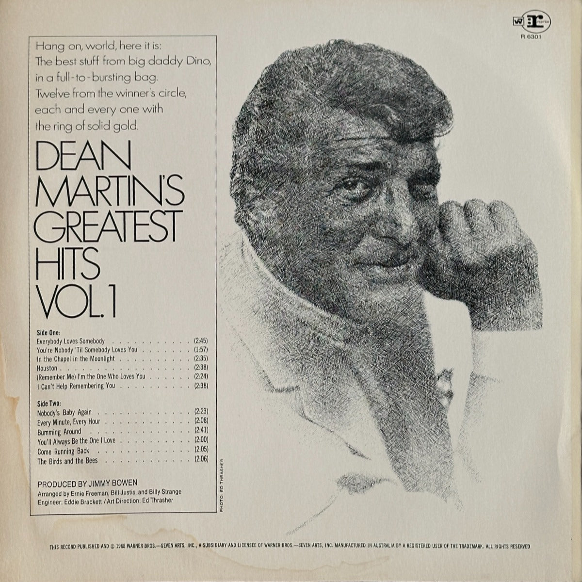Dean Martin's Greatest Hits! Vol. 1 - Image 2