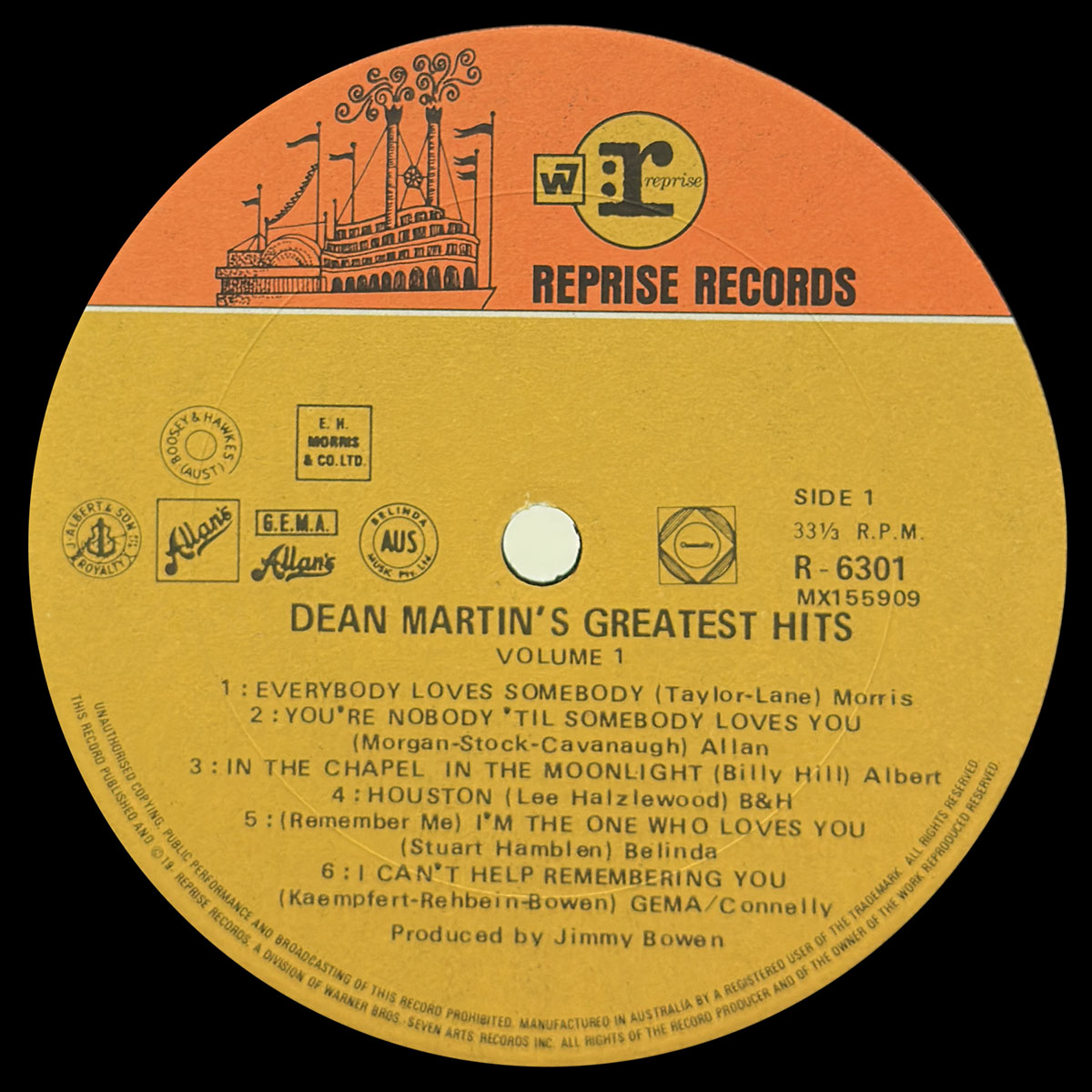 Dean Martin's Greatest Hits! Vol. 1 - Image 3