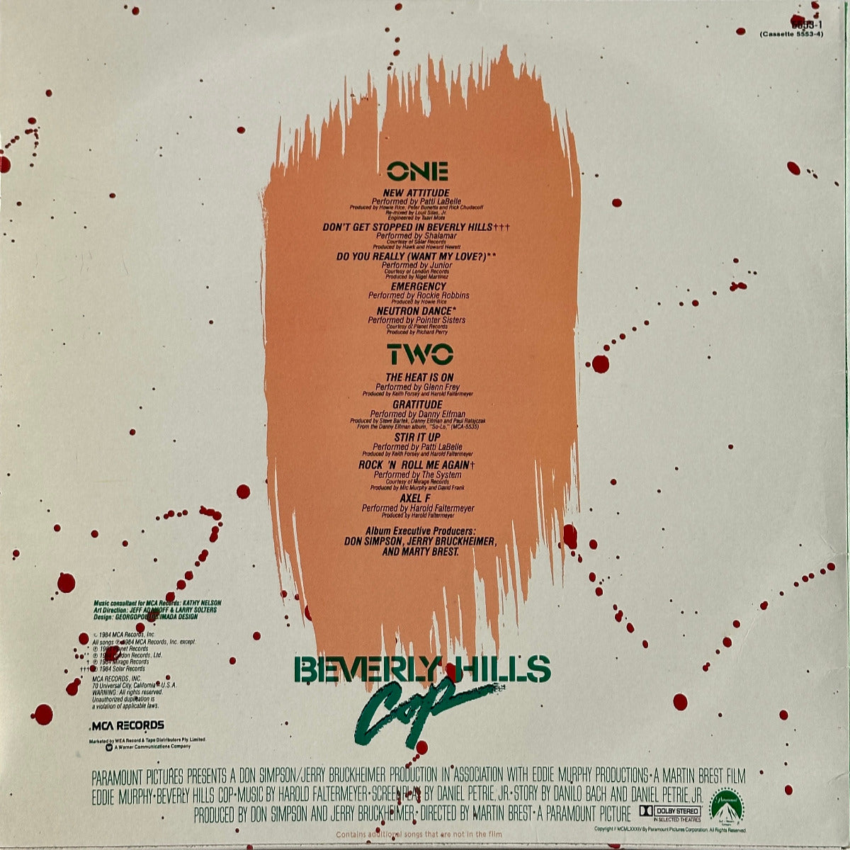 Music From The Motion Picture Soundtrack - Beverly Hills Cop - Image 2