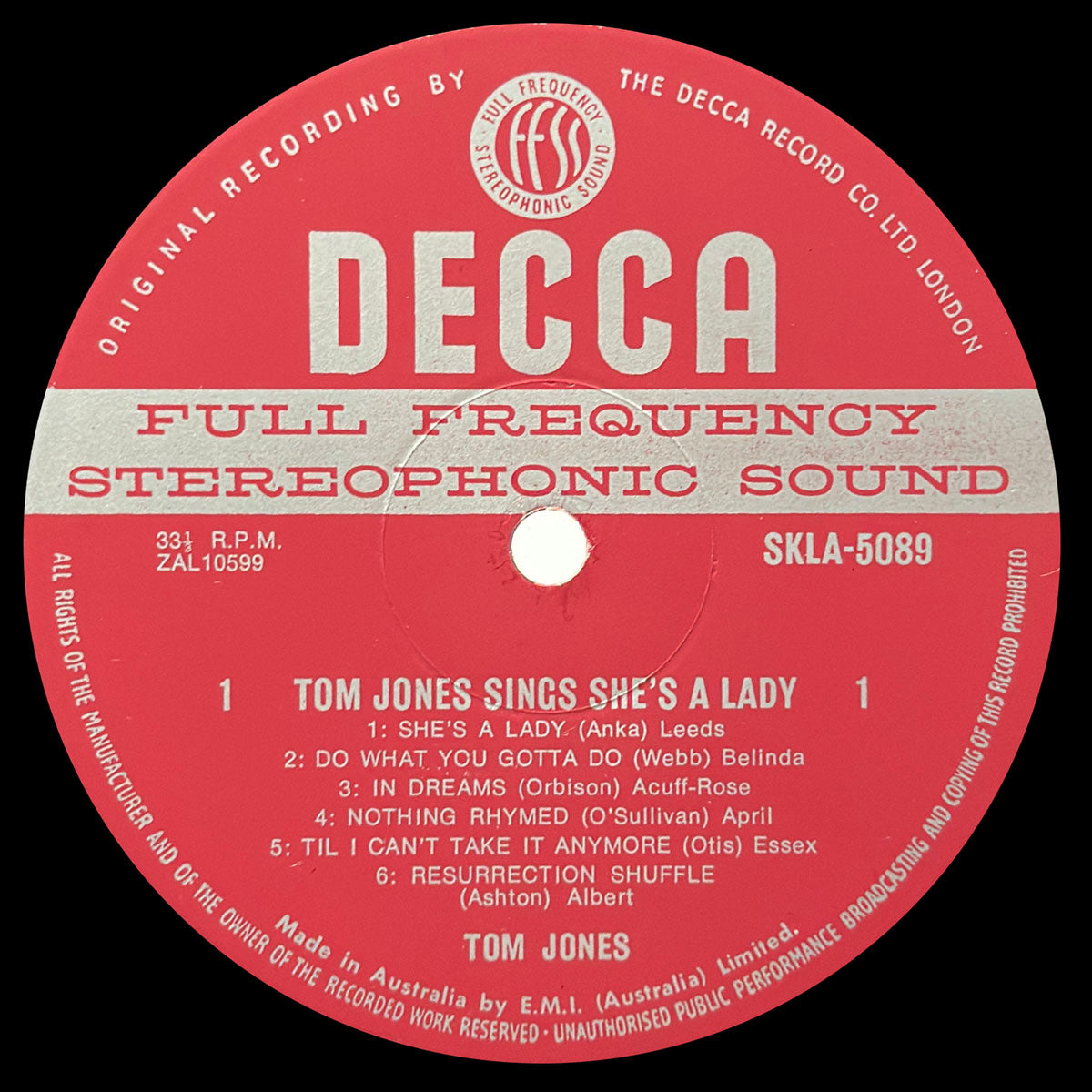 Tom Jones Sings She's A Lady - Image 3