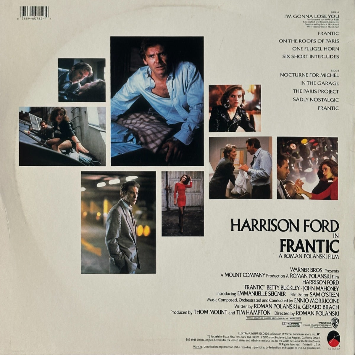 Frantic (Original Motion Picture Soundtrack) - Image 2