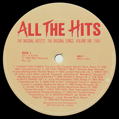 All The Hits - The Original Artists - The Original Songs - Volume One 1986 - Image 3