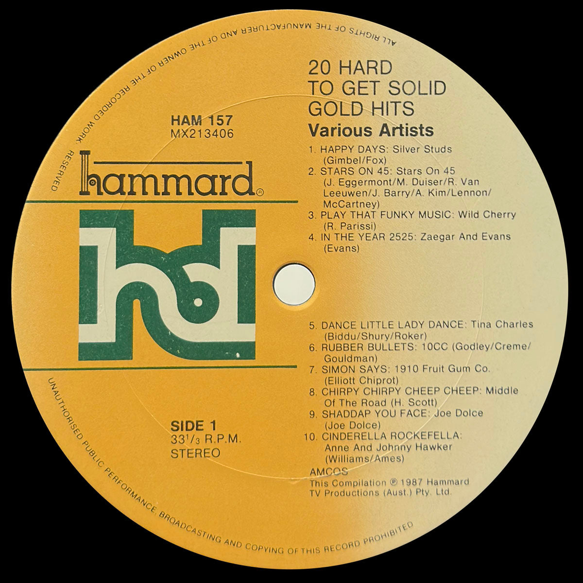 Twenty Hard To Get Solid Gold Hits - Image 3