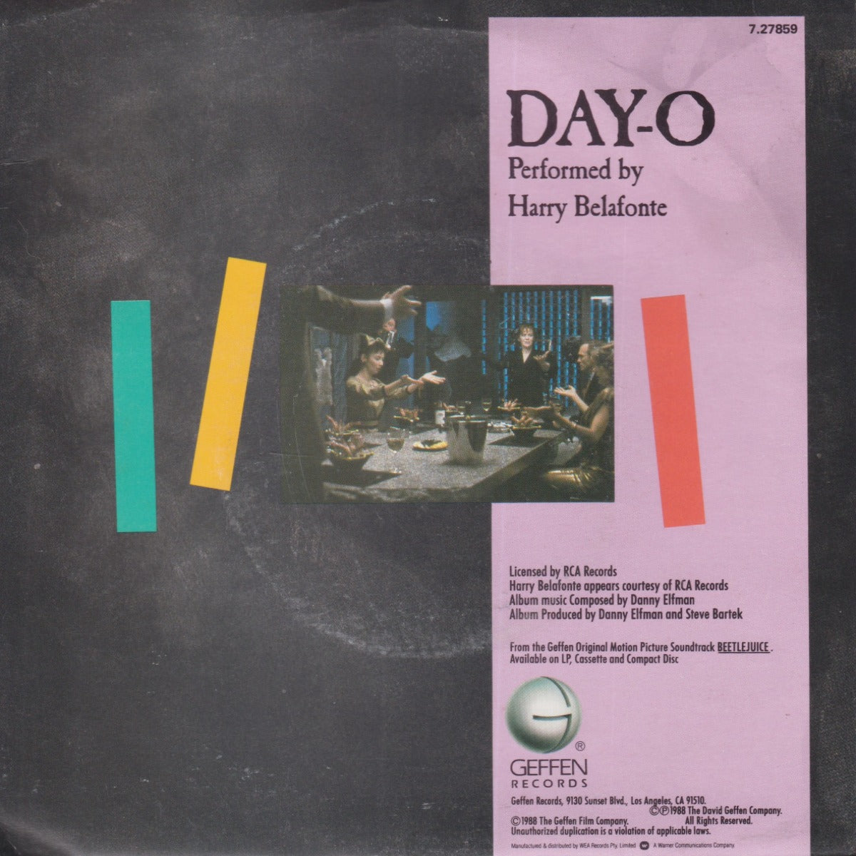 Day-O (From The Original Motion Picture Soundtrack Beetlejuice) - Image 2