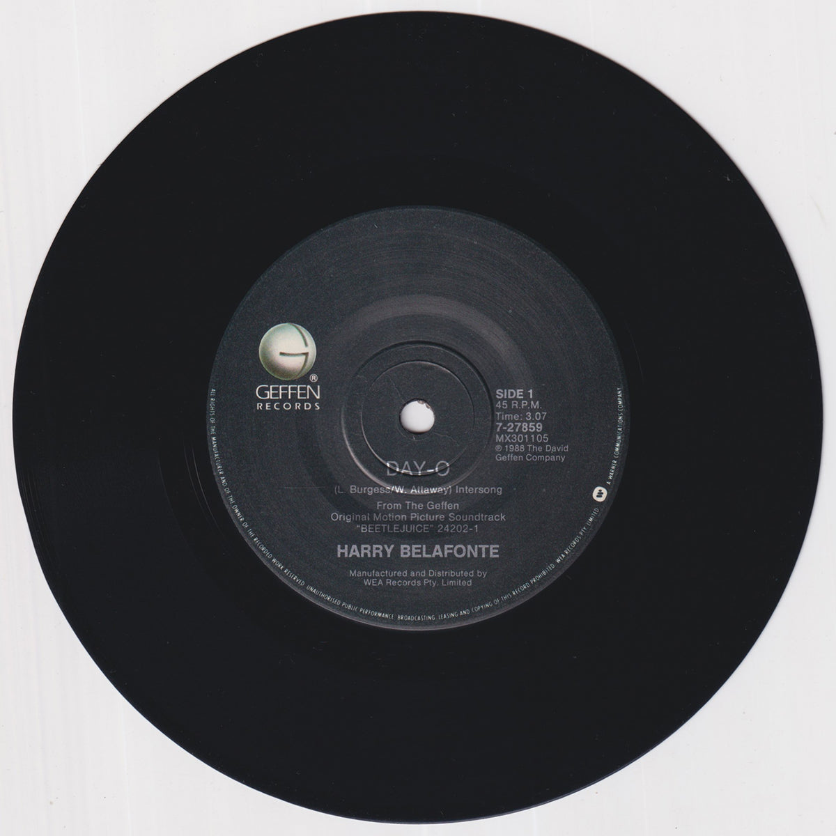 Day-O (From The Original Motion Picture Soundtrack Beetlejuice) - Image 3