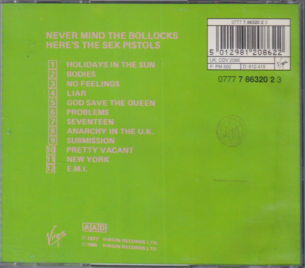 Never Mind The Bollocks Here's The Sex Pistols - Image 2