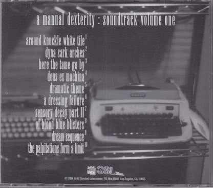 A Manual Dexterity: Soundtrack Volume One - Image 2