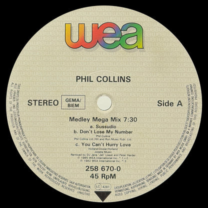 (Sussudio / Don't Lose My Number / You Can't Hurry Love) / Take Me Home (Extended Version) - Image 3