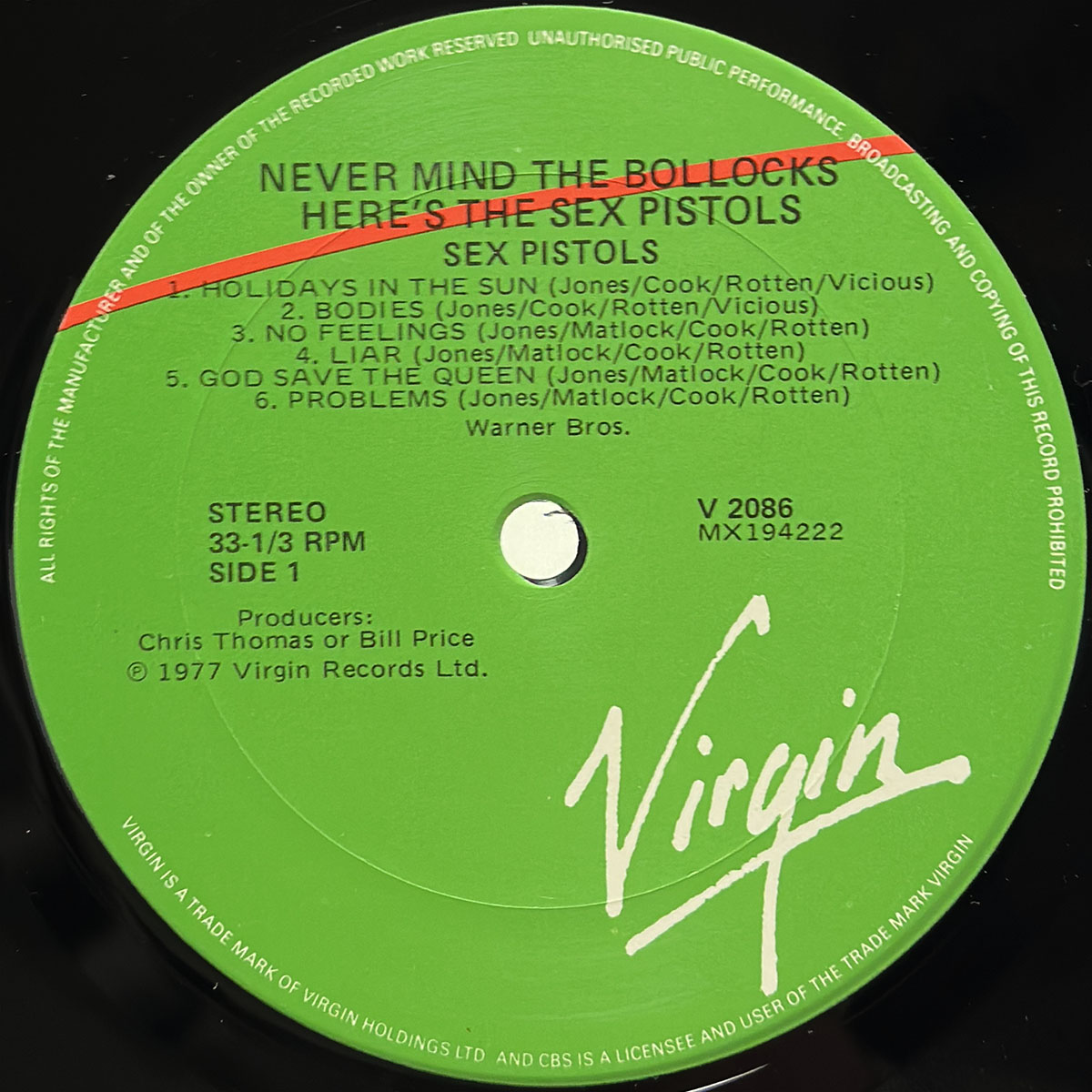 Never Mind The Bollocks Here's The Sex Pistols - Image 3