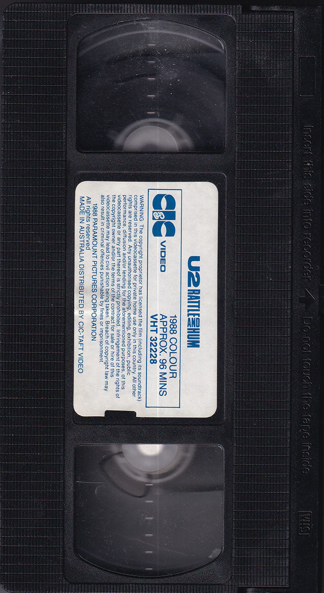 Rattle And Hum - The Full Length Motion Picture On Video Cassette - Image 3
