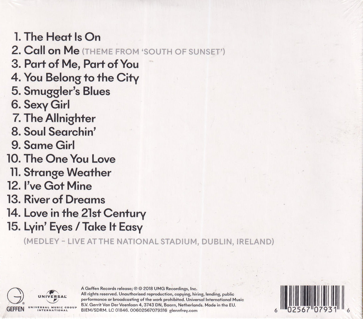 Above The Clouds - The Very Best Of Glenn Frey - Image 2