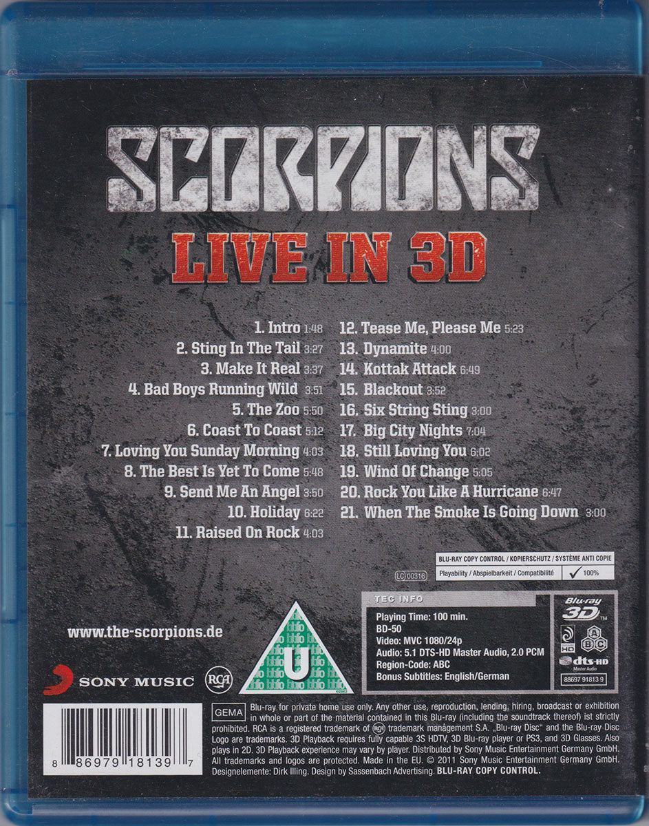 Live In 3D (Get Your Sting & Blackout) - Image 2