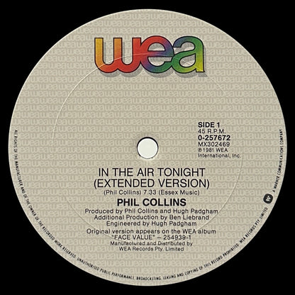 In The Air Tonight (88' Remix) And (Extended Version) - Image 3