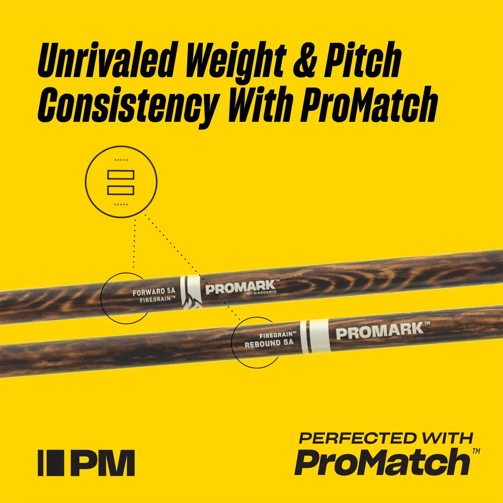 ProMark Rebound 5A Firegrain Drumsticks