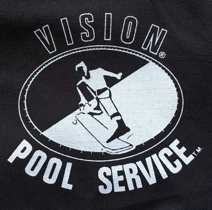 Black 'Vision Pool Service' Button-Up Shirt