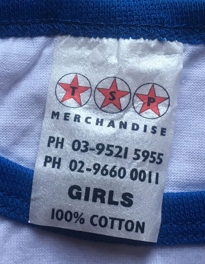 Glow In The Dark Flouro Tube Design 1999 Oz Tour Girls White T-Shirt