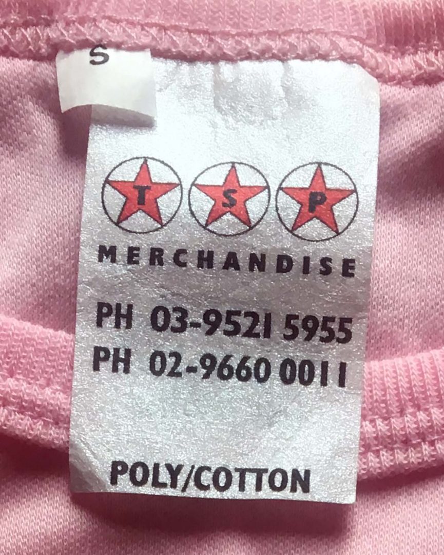 Paint Pastel Princess Design Fan Club Only Baby Pink Girls Singlet