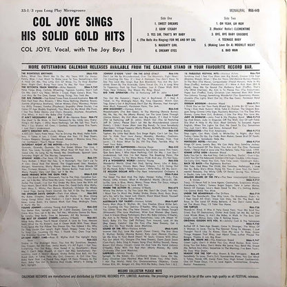 Col Joye Sings His Solid Gold Hits