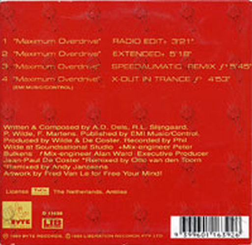 Maximum Overdrive - Rare Records Au