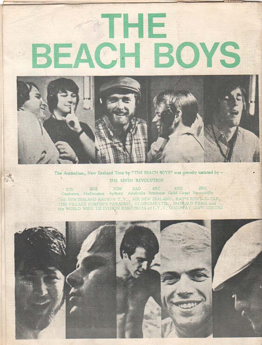1970 Australia & New Zealand Tour Program
