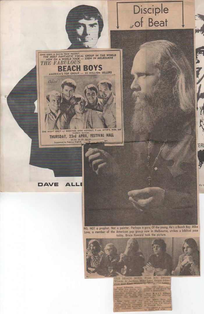 1970 Australia & New Zealand Tour Program