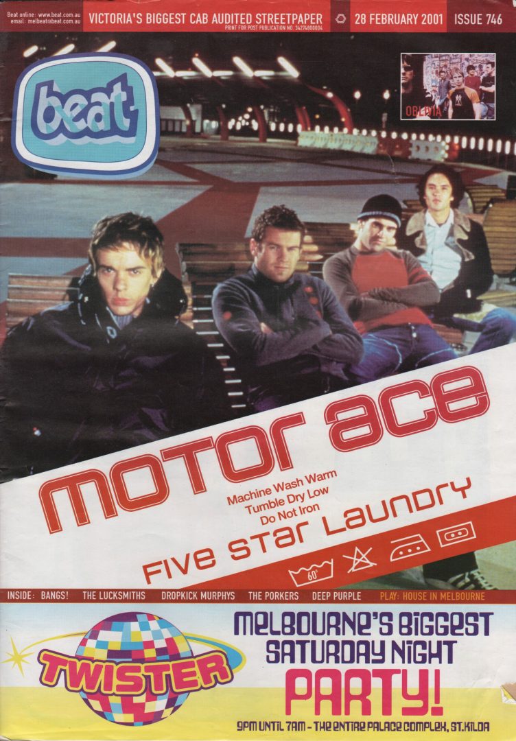 Beat - 28th February 2001 - Issue #746 - Motor Ace On Cover