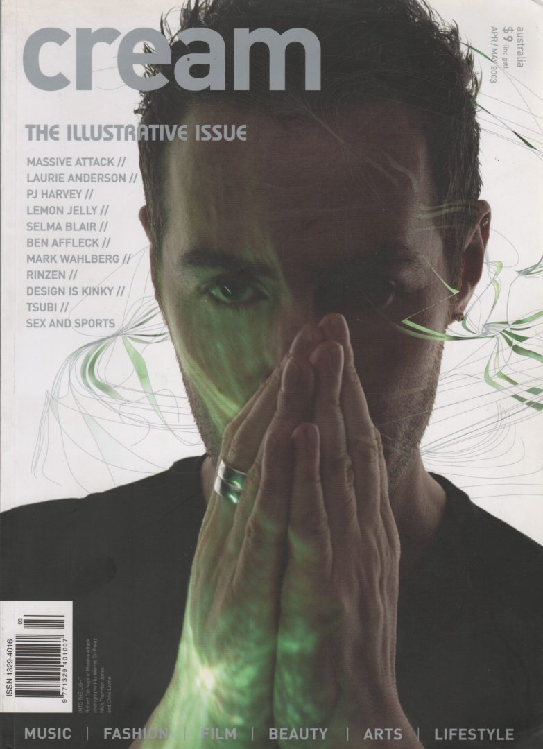 Cream - April/May 2003 - Robert Del Naja Of Massive Attack On Cover