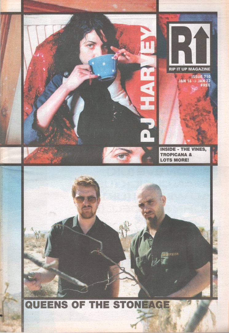 Rip It Up - 16th January 2002 - Issue #710 - PJ Harvey &amp; Queens Of The Stone Age On Cover