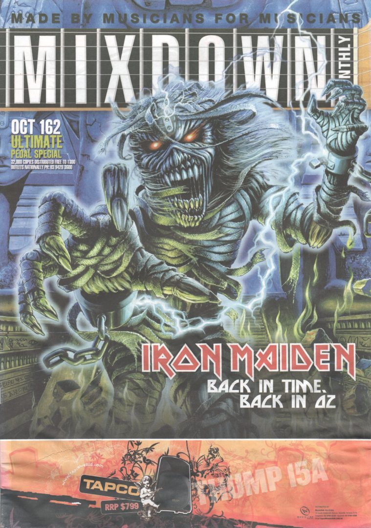 Mixdown - Oct 2007 - Issue #162 - Iron Maiden On Cover