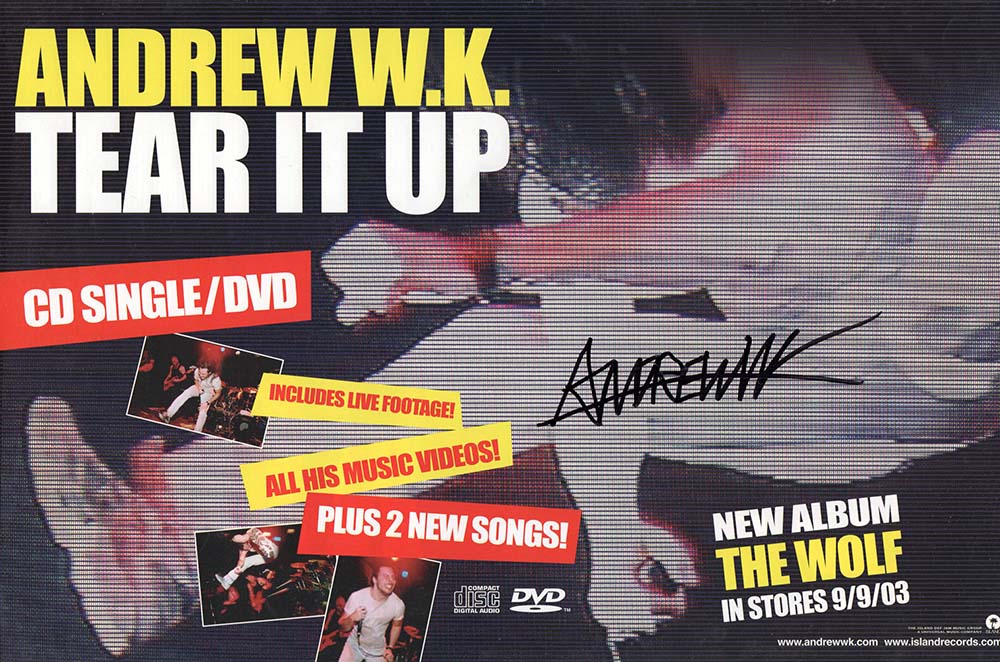 Tear It Up Single Promo Poster