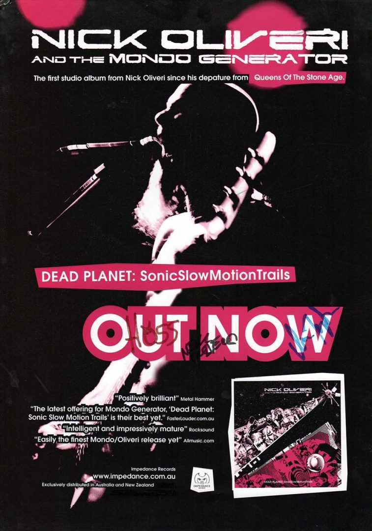 Dead Planet: SonicSlowMotionTrails Album Promo Poster
