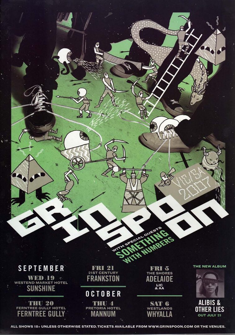 VIC/SA 2007 Australian Tour Poster