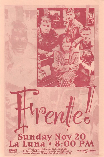 La Luna, Portland 17th & 20th November 1994 Show Poster