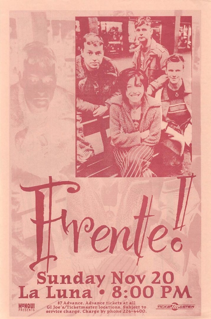 La Luna, Portland 17th &amp; 20th November 1994 Show Poster