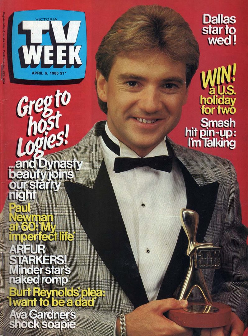TV Week ��� 6th April 1985 ��� Greg Evans On Cover