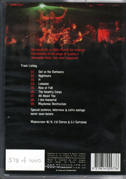 Out Of The Darkness: Live From The Annandale Hotel Sydney 2004