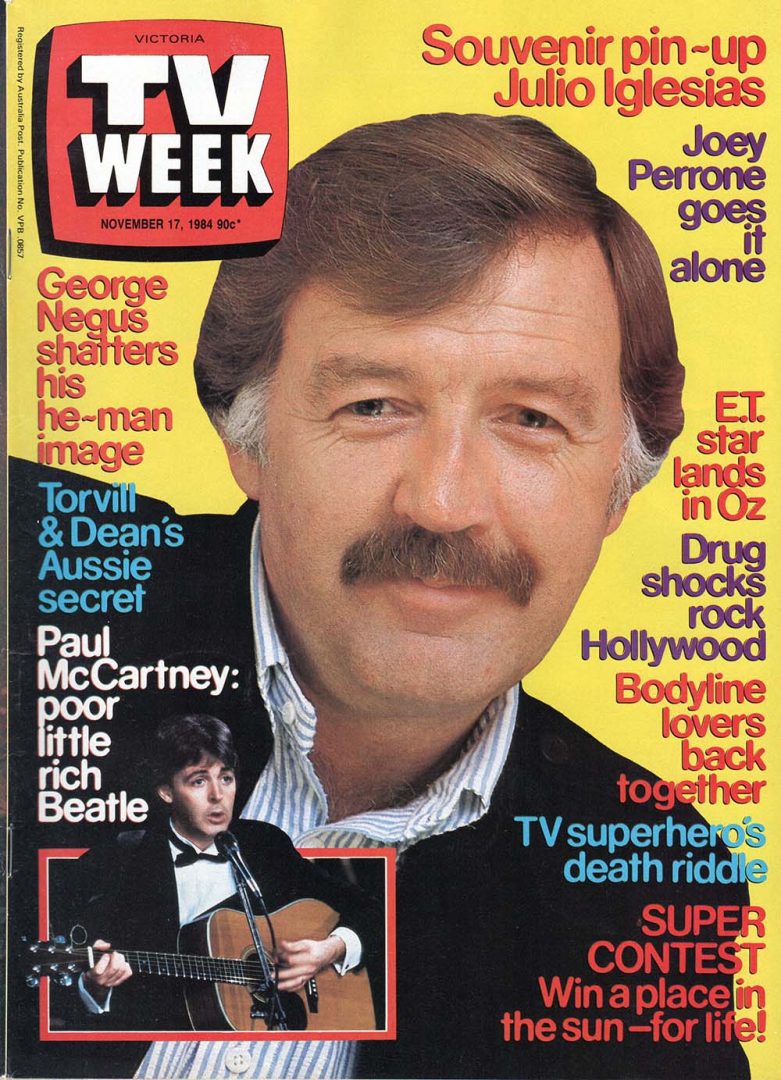 TV Week - 17th November 1984 - George Negus On Cover