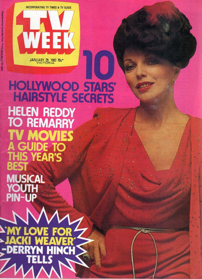 TV Week - 29th January 1983 -Joan Collins On Cover