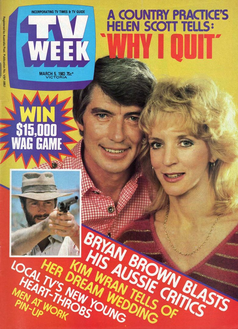 TV Week - 5th February 1983 - A Country Practice Cast On Cover