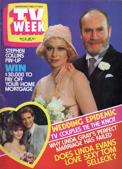 TV Week - 28th May 1983 - Carson's Law Cast On Cover